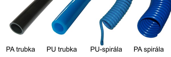 Konekt-plastové rychlospojky-přehled hadiček