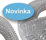 Novinka - PVC hadice s kovovou spirálou